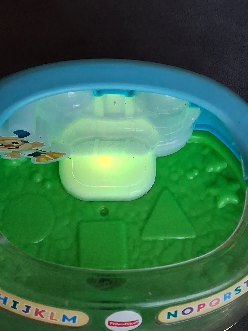 Fisher-Price Green & Yellow Interactive Learning Toy
